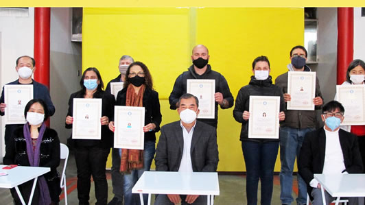 Leia mais sobre o artigo 14/08/2021 – Cerimônia de Entrega de Certificado Internacional da WFCMS